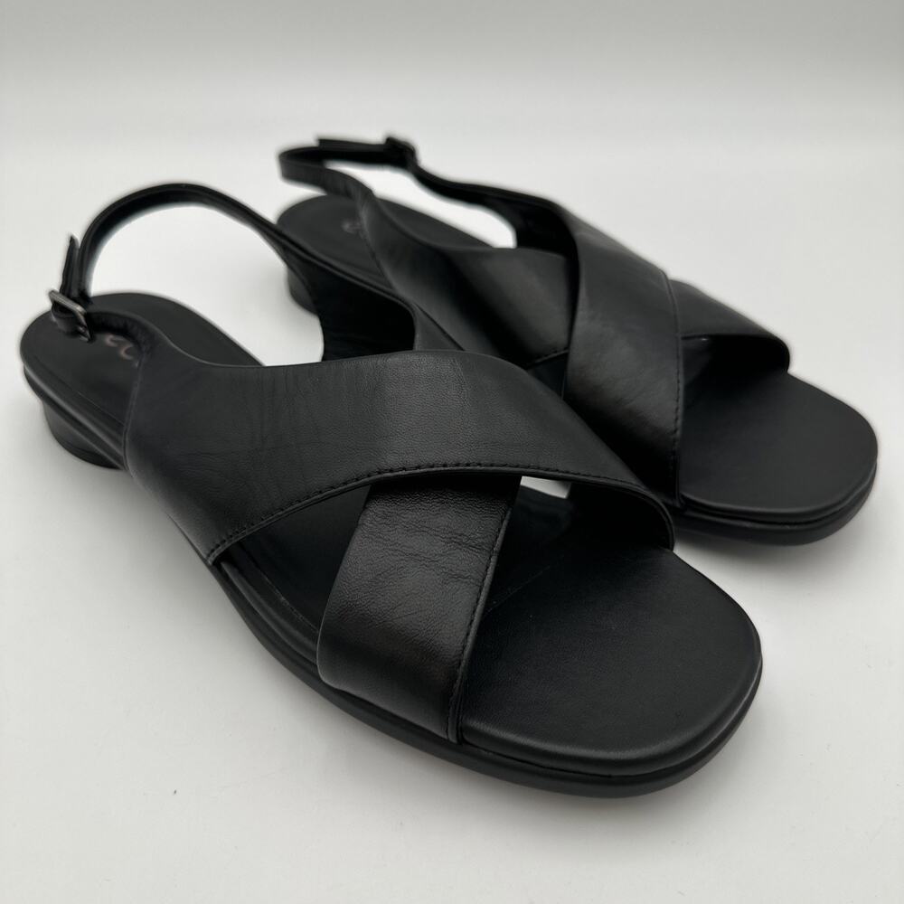 Ecco Sculpted Alba 25 Slingback Sandal Black Womens Size 41